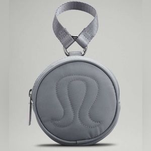 Lululemon Rhino Grey Logo Coin Pouch